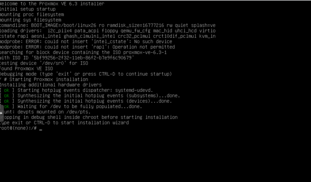 利用Proxmox VE iso镜像重置pve root密码