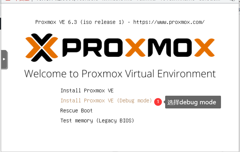 利用Proxmox VE iso镜像重置pve root密码