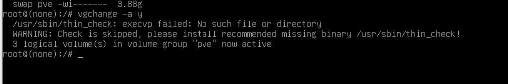 利用Proxmox VE iso镜像重置pve root密码